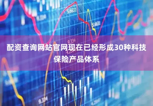 配资查询网站官网现在已经形成30种科技保险产品体系